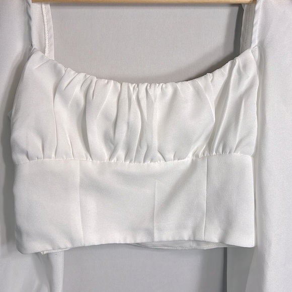 Princess Polly Ariah Long Sleeve Crop Top size 4 - Picture 7 of 10